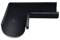 Угол желоба внутренний 90º GL PE 125/90 мм металли (RAL 7024)