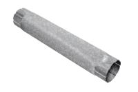 Труба соед круглая GL PE 125/90 мм 1м метал (Zn)