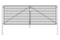 Ворота Light NoLock 2,03х4,0 GrandLine ГрандЛайн (RAL 6005)