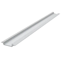 Профиль алюм под рассеив АльтаСлэб 081024-4 анод (Серебро)